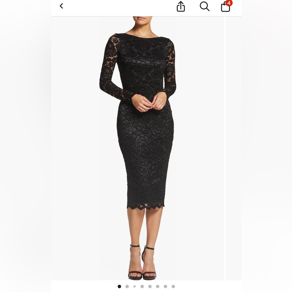 Dress the population lace dress